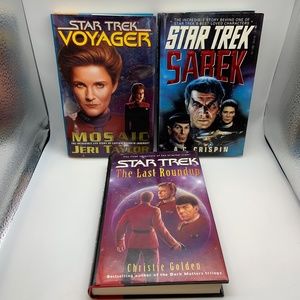 Star Trek Voyager Sarek & The Last Roundup Hardcover Book Collection
